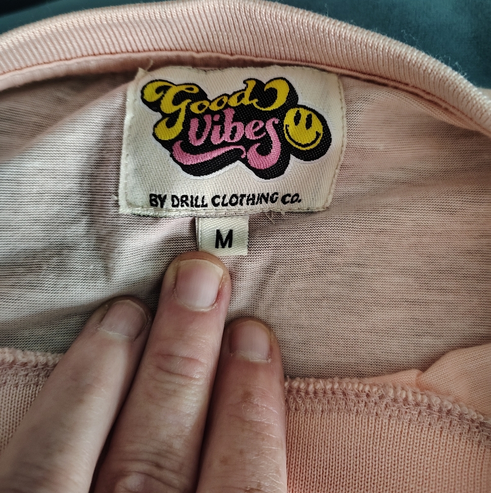 Pink and Cream Short Sleeve Tee by Food Things Jr